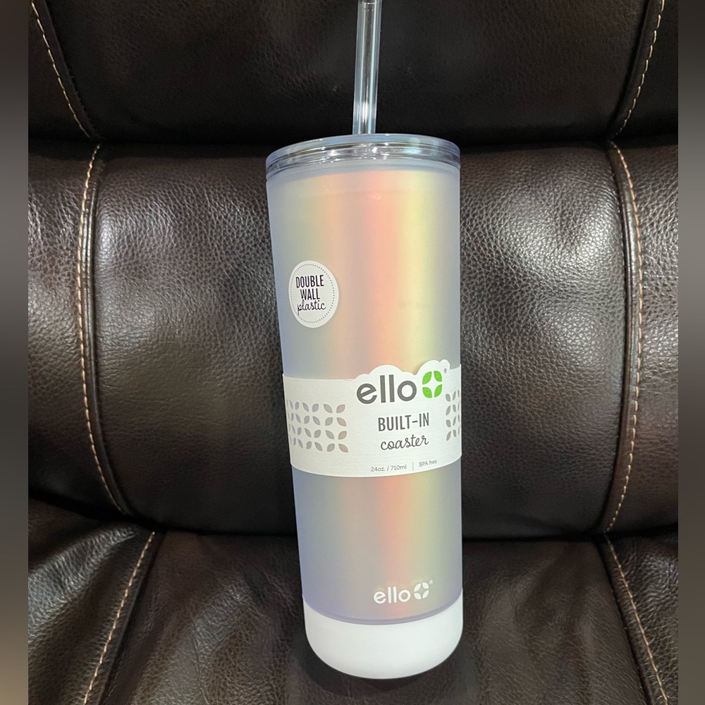 NWT Ello Iridescent Double Wall Tumbler